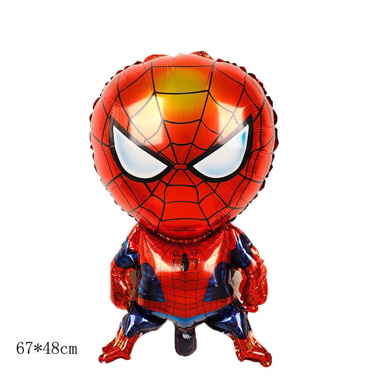 Cartoon Character Spider Man Man Iron America Super Hero Foil Balloons Captain Ant Man Globos For Kids Toy Party Decoration
