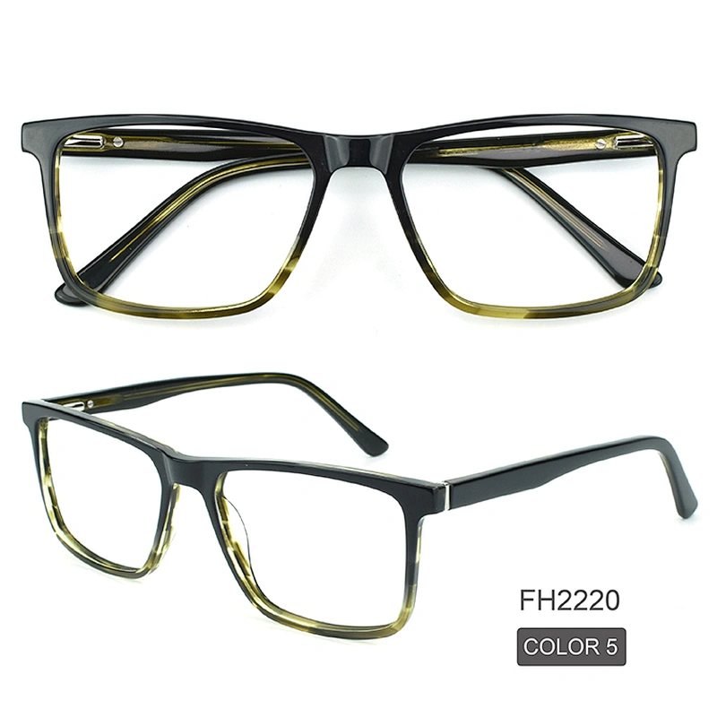 PH2220 Professional In Acetate Optical Frames Manufacturers Square Mens Glasses Women Optical Acetate Spectacle
