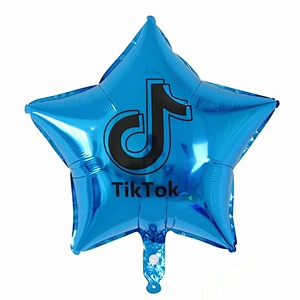 Amazon hot sale 18-inch vibrato TikTok star aluminum foil helium balloon birthday wedding party decoration balloon
