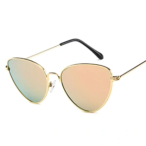 New Triangle Alloy Frame Sunglasses Men Women 2021 Fashion Shades UV400 Vintage Glasses