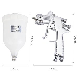 RONGPENG Professional R804 HVLP Paint Spray Gun Gravity Feed Airbrush Pneumatic Tool