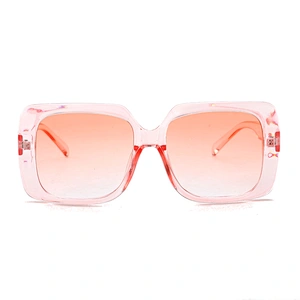 Amazon Hot Eyewear 2021 Square Fashion Oversized Leopard Women Sunglasses