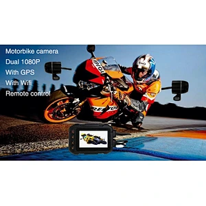 MOT-508 Motorradmamera DUAL Objektiv Full HD 1080p @ 30fps 3