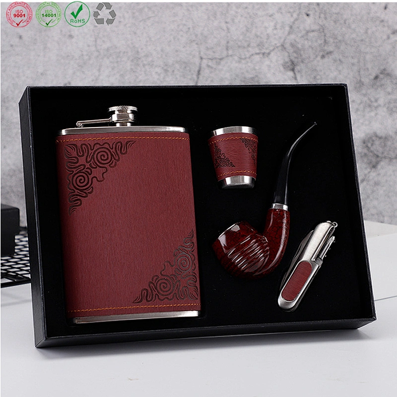 PU wrapped wine bottle gift set