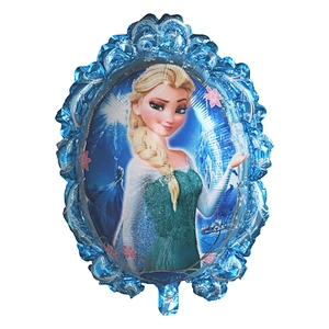 Frozen Elsa  and Anna Foil Balloon for Baby Girl Happy Birthday  Party Decoration