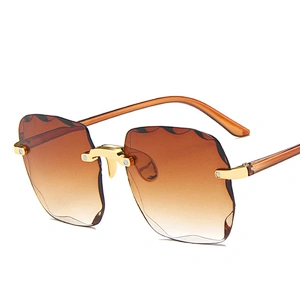 2021 Fashion Square Shades Sunglasses Men Women Rectangle Designer Glasses Custom Logo AC Lens 7 kinds color