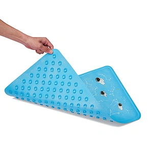 Soft and comfortable non-slip with suction cups baby rubber shower bath mat