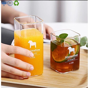 Borosilicate glass cup