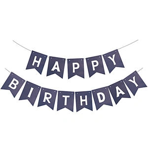 Wholesale Birthday Party Decoration Accessories Happy Birthday Banner Party Supplies