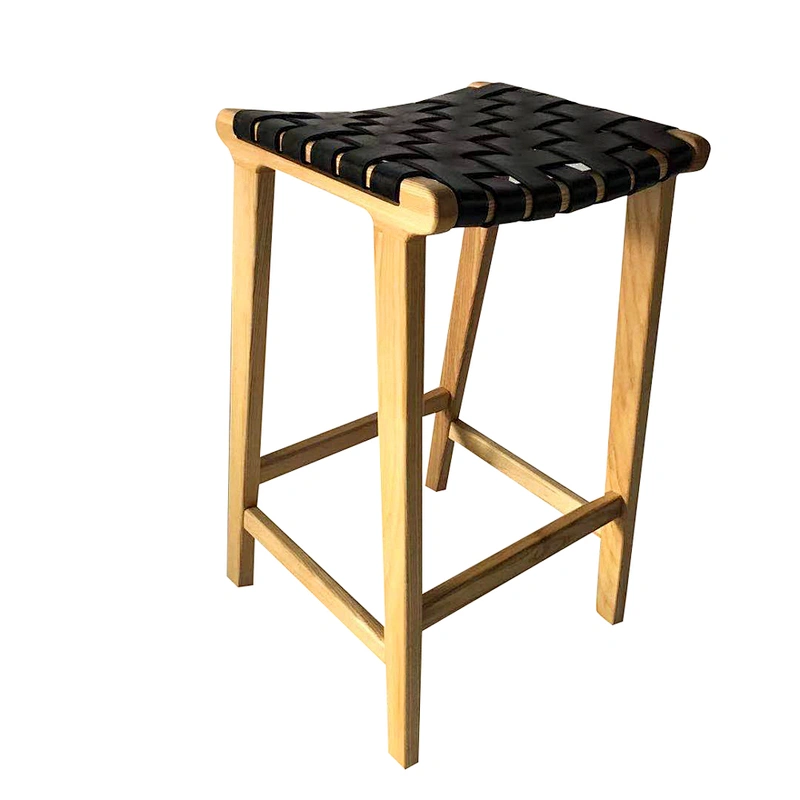vinyl strap bar stool
