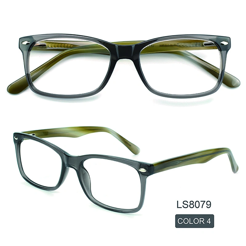 Best Selling Fashion Design Vintage Acetate Eyeglasses square men Optical Frames 2021