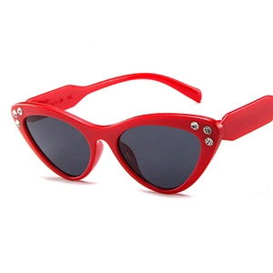 2021 New Style Colorful Popular Fashion Plastic Customized Made Variety triangle cat eye Sunglasses