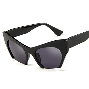Hot Sale Eyewear Fashion 2021 AC Lens Unique Half Rim Shield Sunglasses