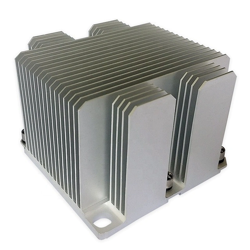 3647 square 2U server aluminum extruded profile haetsink