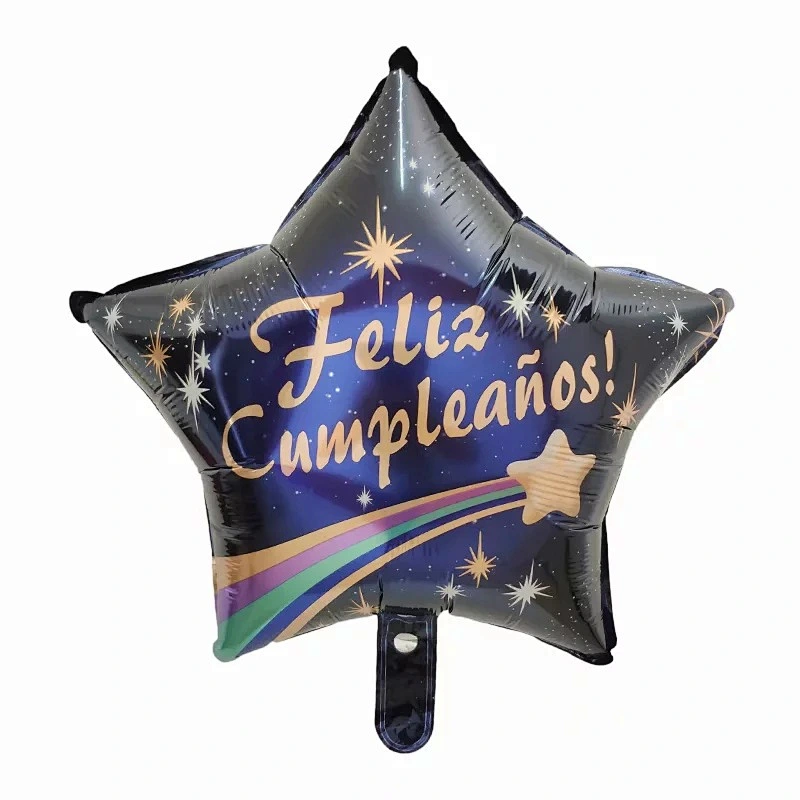 Multi-style 18 inch Spanish Happy Birthday Feliz Cumpleanos Foil Helium Balloons Birthday Party Decorations