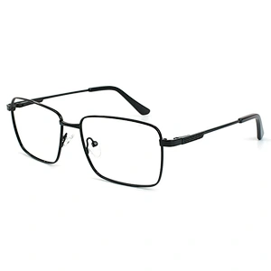 China Manufacturers Design Metal Square Eyeglasses Ready Stock Optical Frames