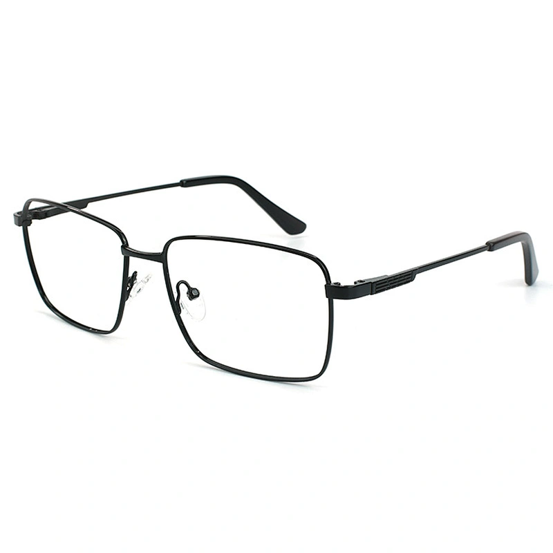 China Manufacturers Design Metal Square Eyeglasses Ready Stock Optical Frames