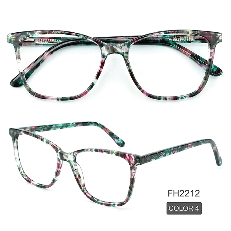 PH2212 Ready goods custom printing logo optical frames eyeglasses acetate glasses