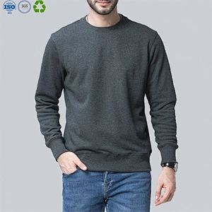 Round neck long sleeve T-shirt