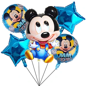 New cute Mickey Minnie cartoon balloon Mickey Mouse series baby shower birthday party decoration aluminum foil balloon