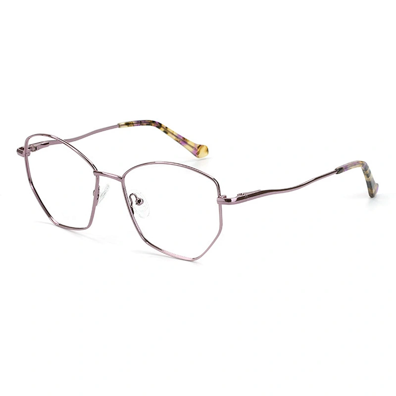 5 bold color diamond metal optical frame ready stock eye glasses