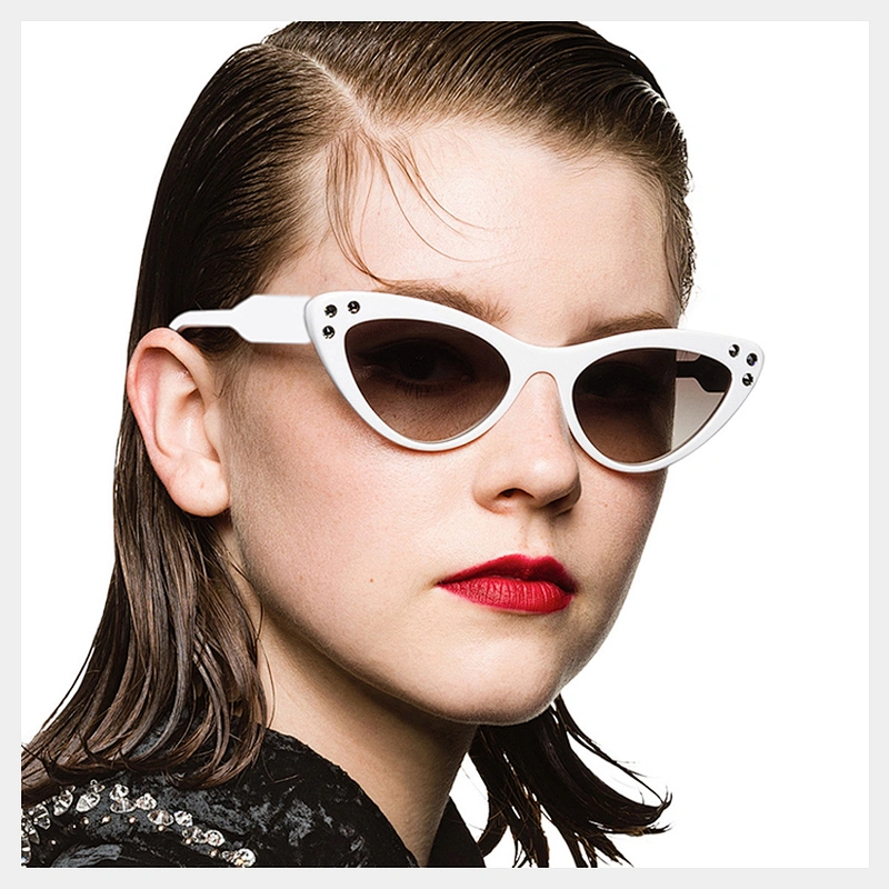 2021 New Style Colorful Popular Fashion Plastic Customized Made Variety triangle cat eye Sunglasses