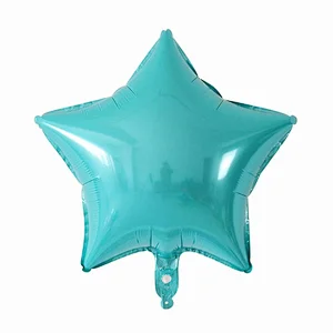 Multiple Color 18 inch Plain Pure Star Shaped Foil Helium Balloons Birthday Party Decorations