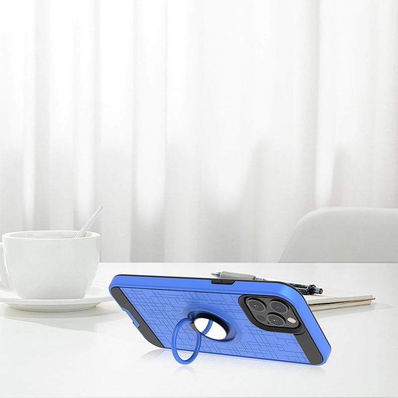 Fashion design 2 in 1 mobile phone back covers ring case for Motorola G Fast G8 G9 Power Lite 2020