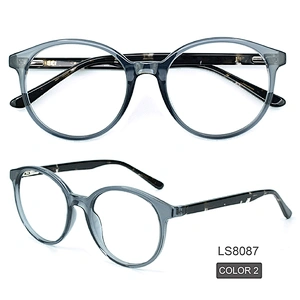 High quality specialized acetate round 4 color Italia eyewear optical glasses frames in stock