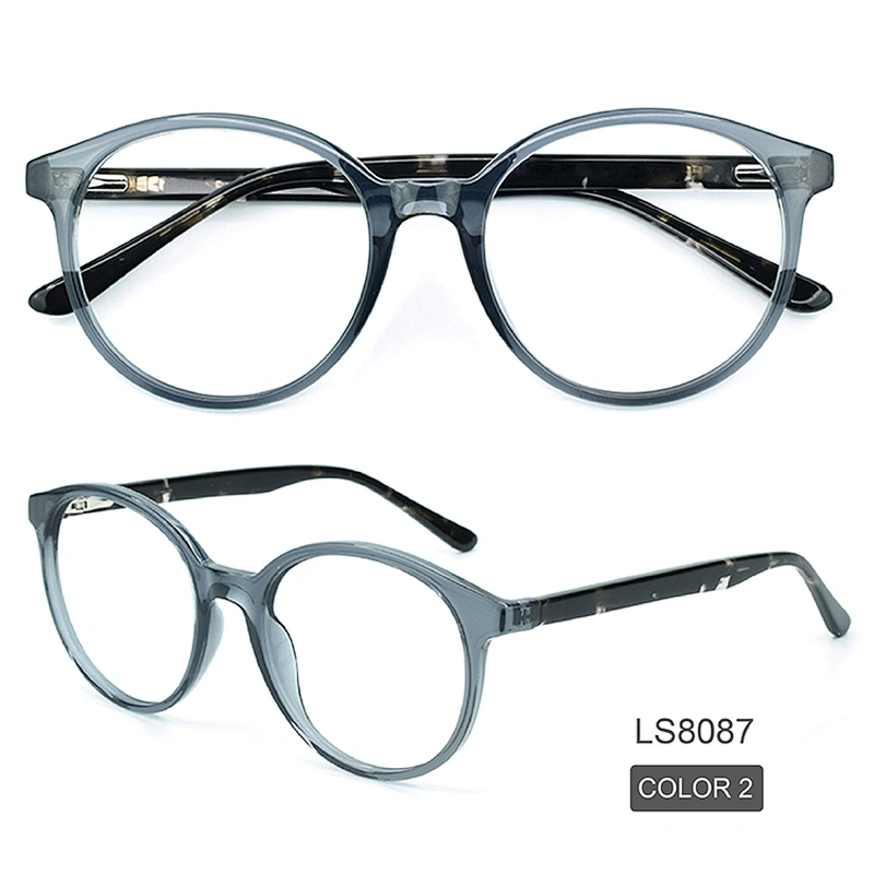 High quality specialized acetate round 4 color Italia eyewear optical glasses frames in stock
