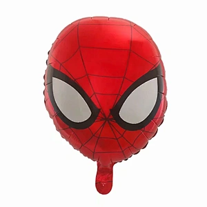 American Cartoon Character Spider man Superhero Captain Man Iron Head Shape Globos Foil Balloons For Kids Toy Decoration