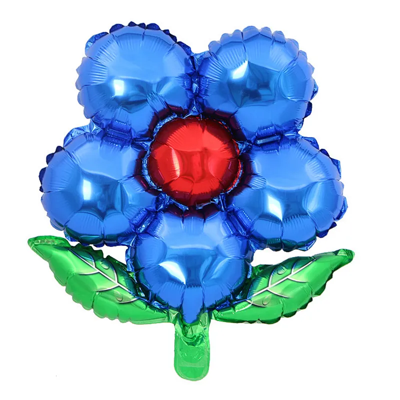 Beautiful hot sale design 50*45 cm flower aluminum foil balloon bouquet balloon happy birthday wedding decoration or gift