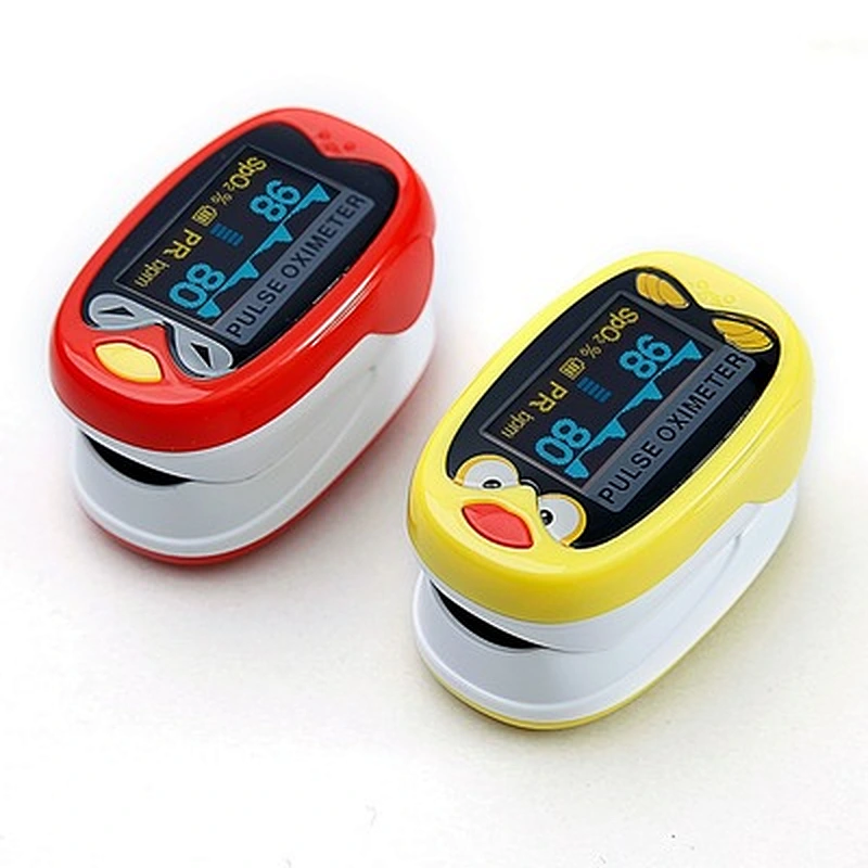 Rechargeable Home Finger Pulse Oximeter OLED Screen Blood Oxygen Saturation Heart Rate Monitor