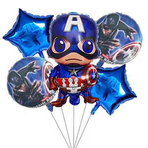 Super Hero Balloon Set Five Piece Party Decoration Supplies Hero Dream Balloon Five Piece Set Suit Balloon