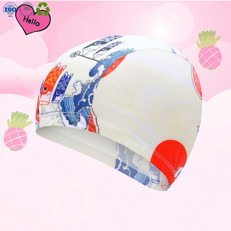 Silicone swimming cap
