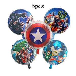 Super Hero Balloon Set Five Piece Party Decoration Supplies Hero Dream Balloon Five Piece Set Suit Balloon
