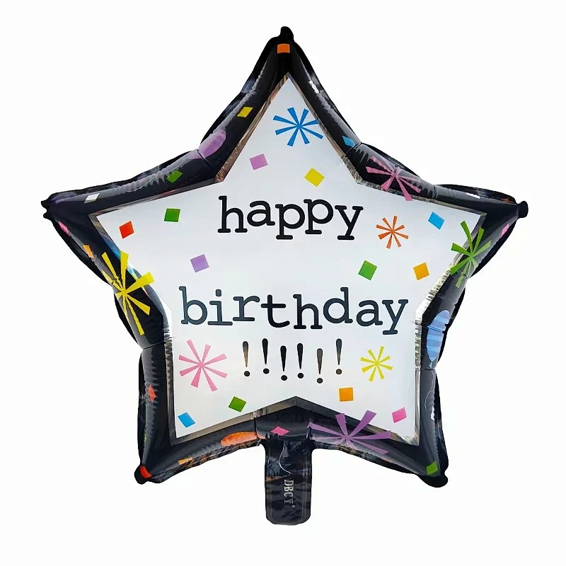 Multi-style 18 inch Happy Birthday Round Foil Helium Balloons Birthday Party Decorations