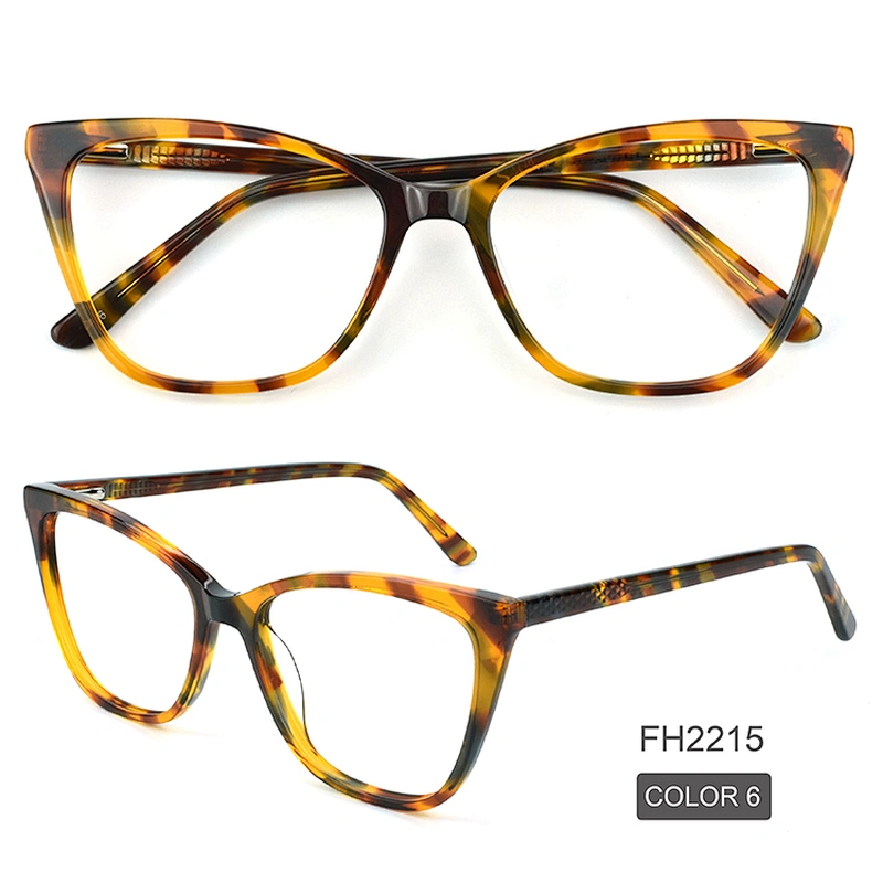 PH2215 New Cat Eye Women/Lady Acetate Eyeglasses Optical Frames Brand Design Cheap in Wenzhou