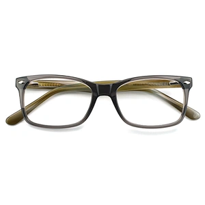 Best Selling Fashion Design Vintage Acetate Eyeglasses square men Optical Frames 2021