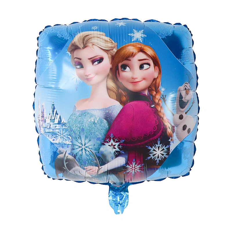 Frozen Elsa  and Anna Foil Balloon for Baby Girl Happy Birthday  Party Decoration