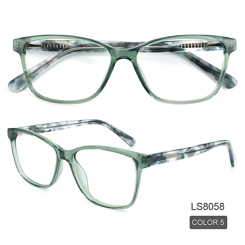 2021 Top quality new acetate gafas optical frames eyewear unisex anti blue light blocking computer safety glasses