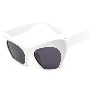 Hot Sale Eyewear Fashion 2021 AC Lens Unique Half Rim Shield Sunglasses
