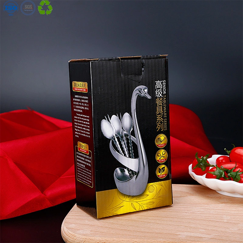 Silver plated Swan with Spoon Gift set