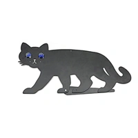 Custom made accepted black metal cat
