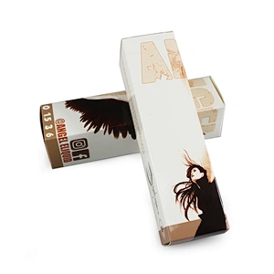 emboss deboss coated paper package box for 60ml vaping liquid bottle