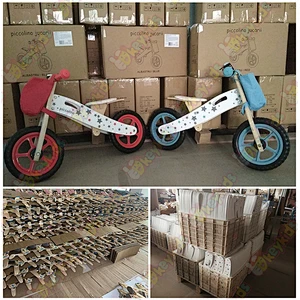 Ready To Ship Pedal Less Wooden Push Bike For Wholesale W16C194D
