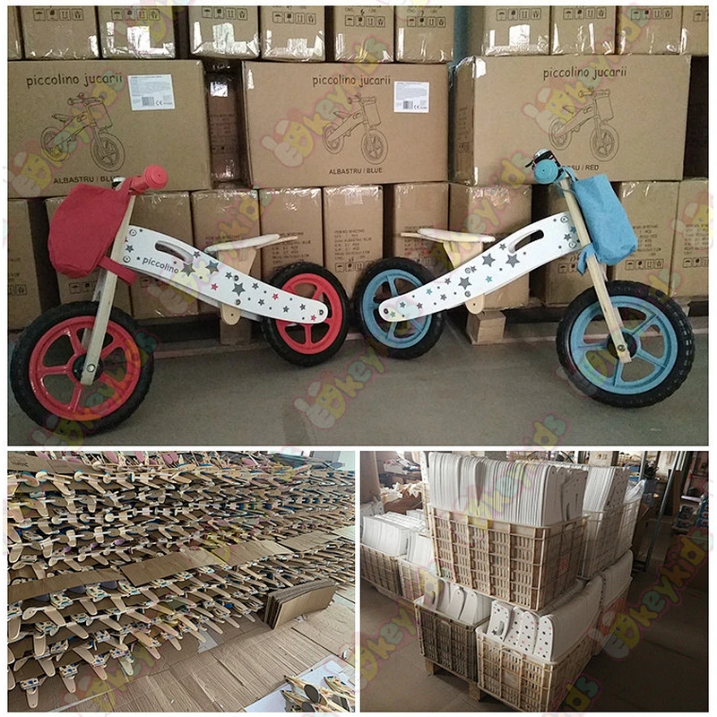 Ready To Ship Pedal Less Wooden Push Bike For Wholesale W16C194D