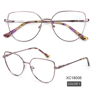 2021 elegant metal eyeglasses frame over size 5 color popular optical frame