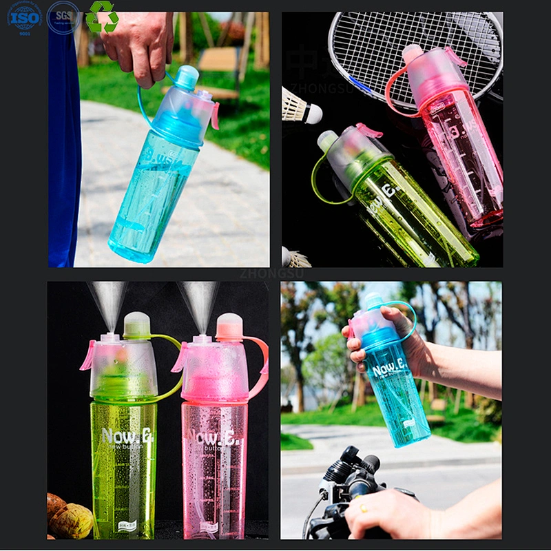 Sport Drinking Spray Water Bottle