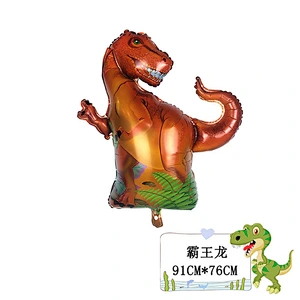 wholesale Adult Toys New Toys animal Dinosaur theme balloons kids birthday party foil dinosaur Balloons